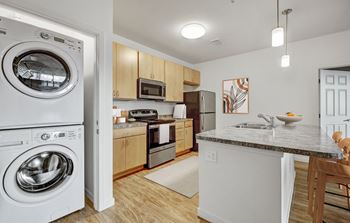 In-home full-size washer and dryer available*